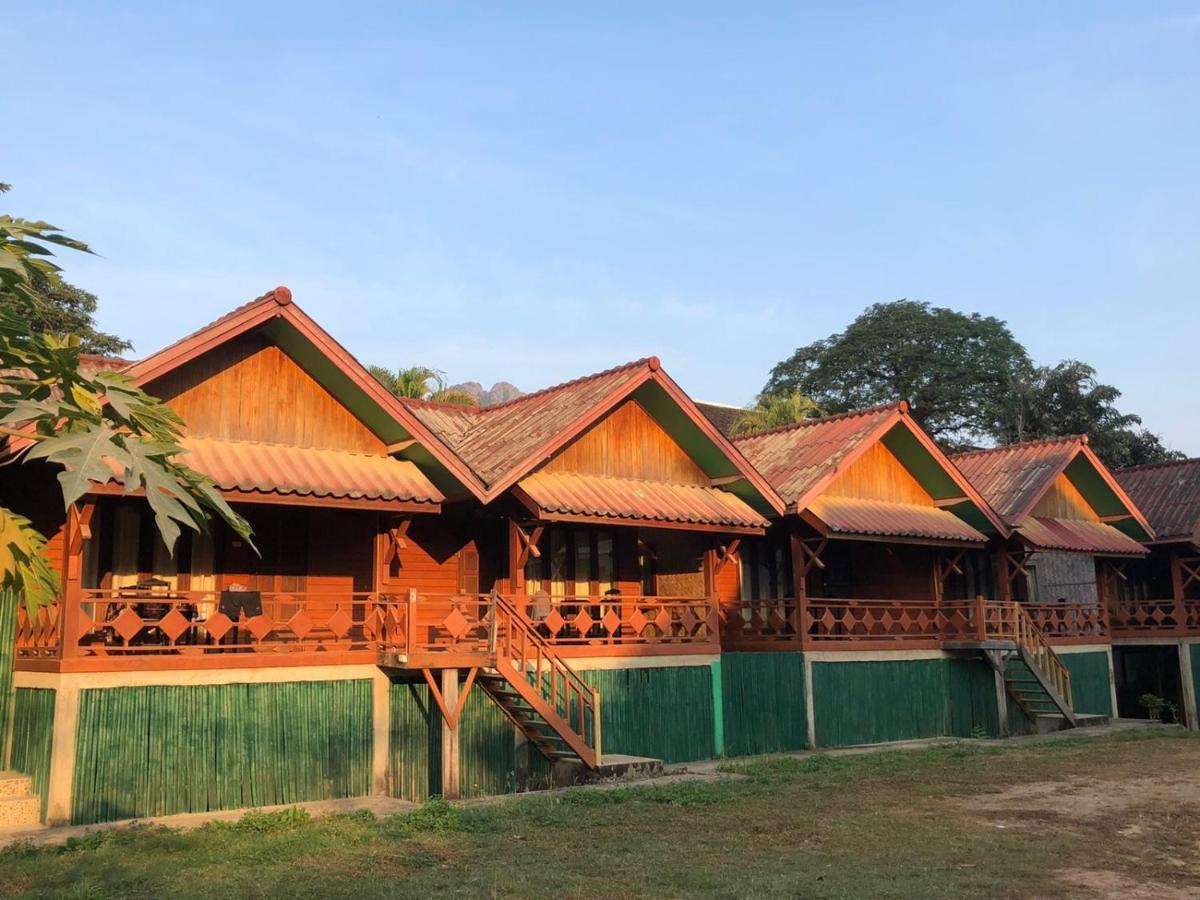 Bungalows Le Jardin Organique Ban Khouaphan Extérieur photo