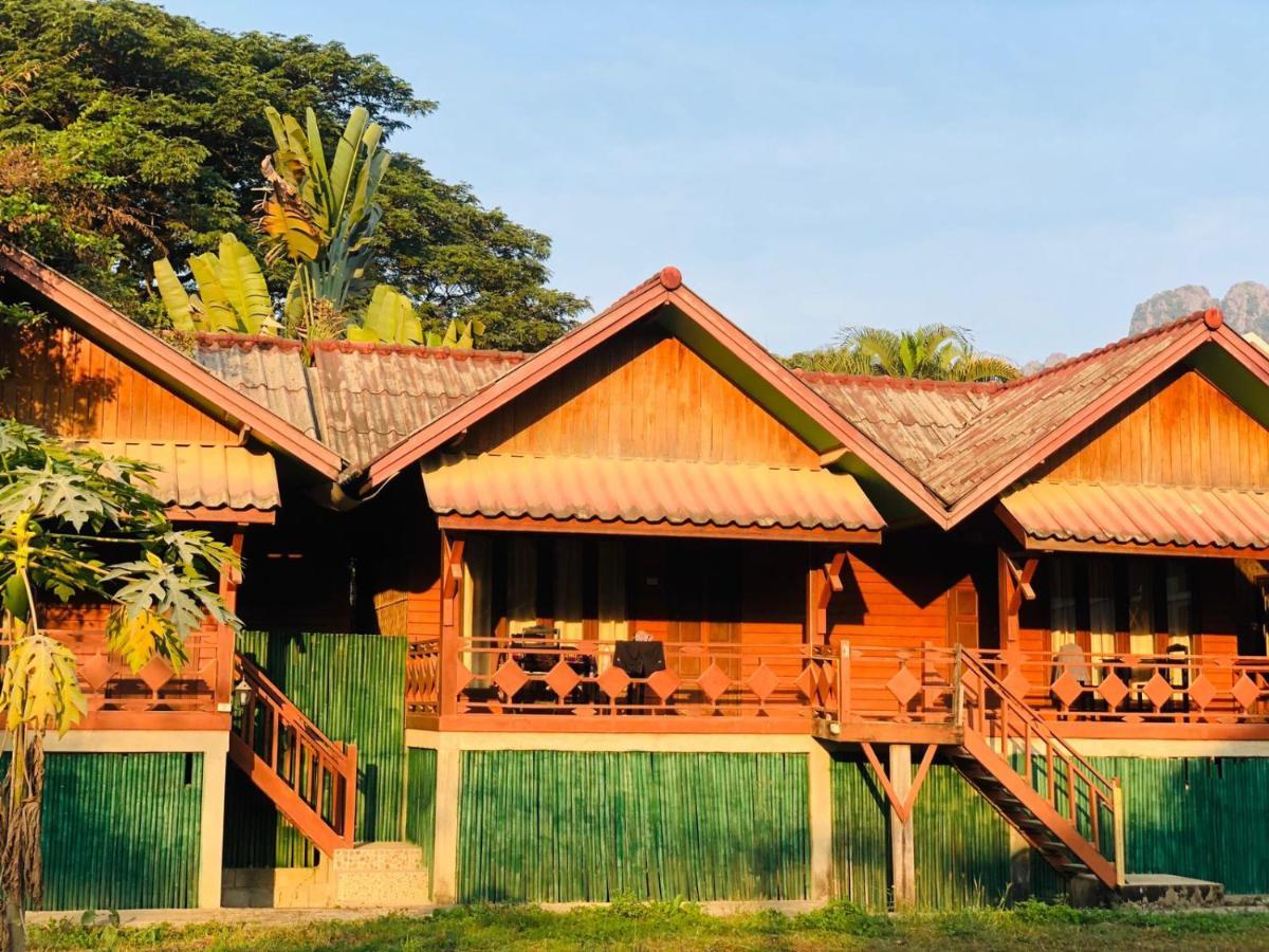 Bungalows Le Jardin Organique Ban Khouaphan Extérieur photo